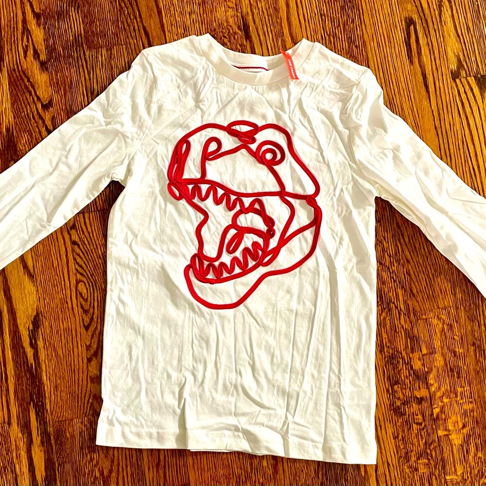 NWT! Joe Fresh Abstract Dinosaur Long-Sleeve T-Shirt (10-12 YRS)